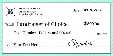 free large check template.